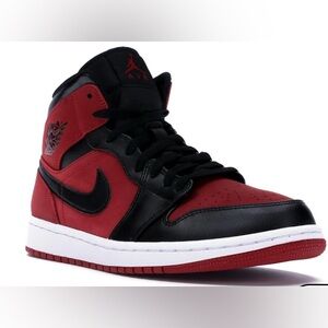 Air Jordan 1 Mid Gym Red/Black-White